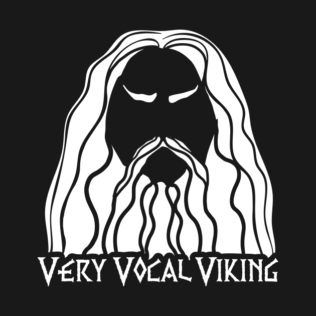 VVV Woodcut Face by VeryVocalViking