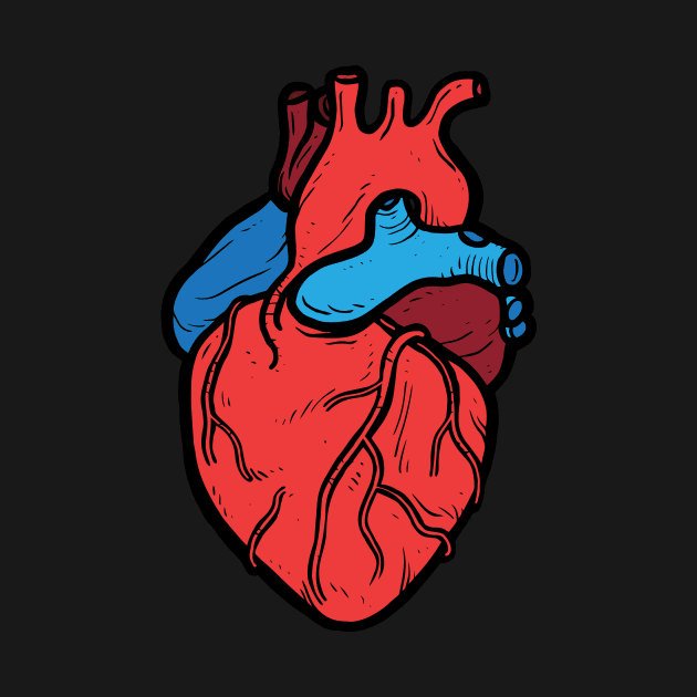 Human Heart by Baddest Shirt Co.