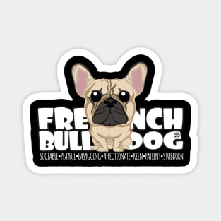 French Bulldog (Fawn)- DGBigHead Magnet