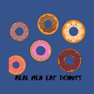 real men eat donuts T-Shirt