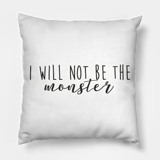 Monster from Frozen Bway Pillow