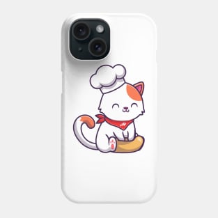 Cute Cat Chef Cooking Phone Case