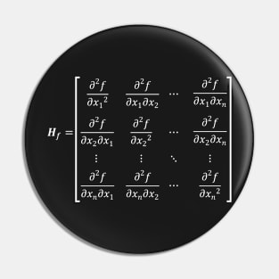 Hessian Matrix, important tool of differential calculus Pin