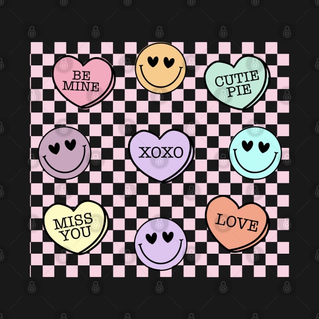 Pattern Lovers Be Mine Cutie Pie XOXO Miss You Happy Valentines Day by Pop Cult Store