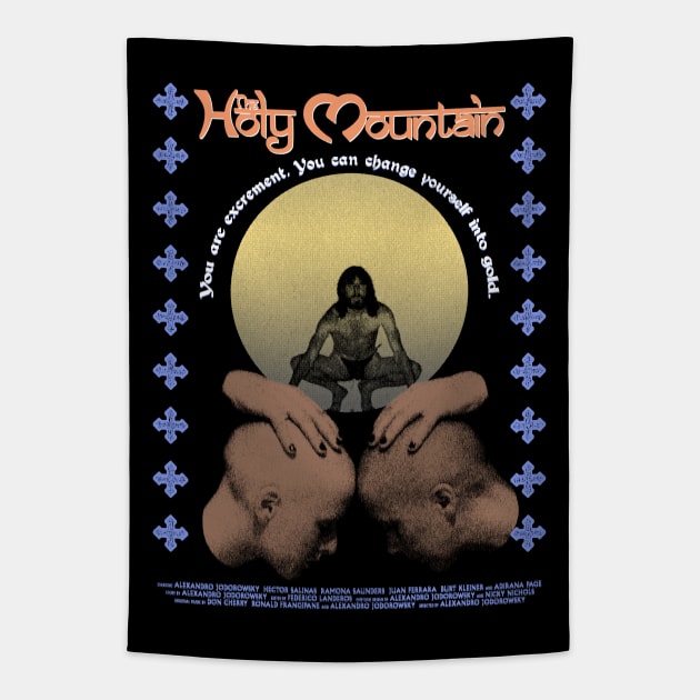 The Holy Mountain 1973 Tapestry by PUBLIC BURNING