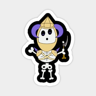 Cute skeletons doodle style Magnet