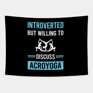 Introverted Acroyoga Acro Yoga Tapestry