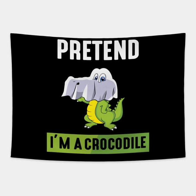 Pretend im a Crocodile Tapestry by MZeeDesigns