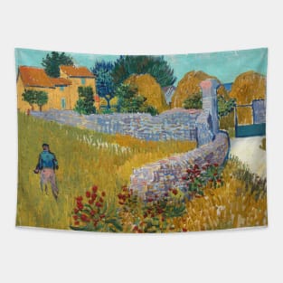 Vincent Van Gogh Farmhouse in Provence Tapestry