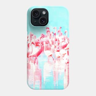 Flamingos Tropical Illustration Phone Case