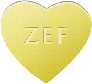 Zef Candy Heart - Lemon Magnet