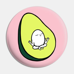 Avocado in a  zen Pin