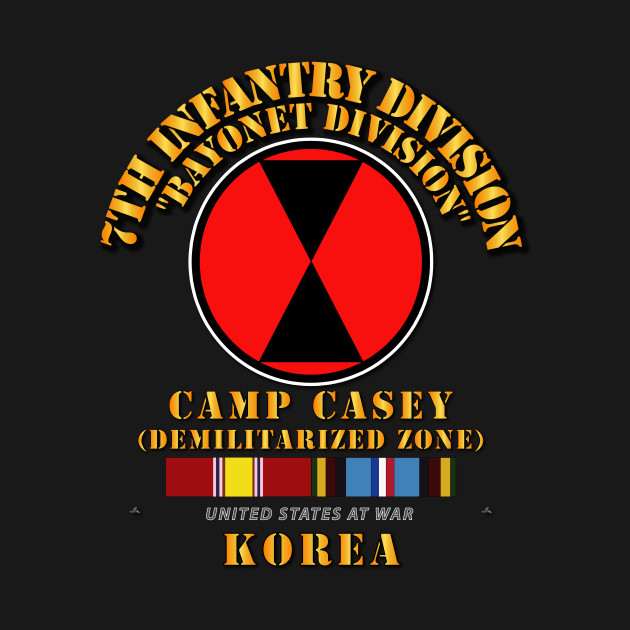 7th Infantry Division Korea Cp Casey w SVC 7th Infantry Division
