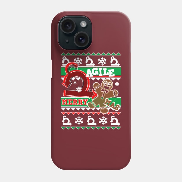 XMAS UGLY SWEATER AGILE Phone Case by eSeaty