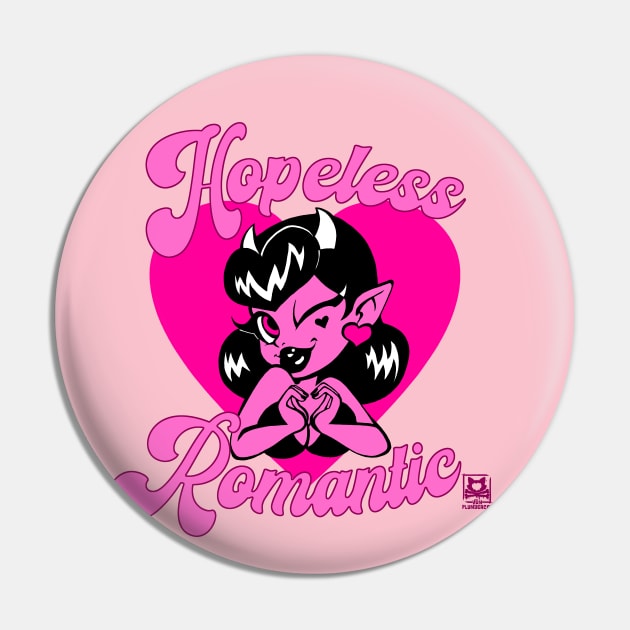 Hopeless Romantic Pin by Von Plundercat