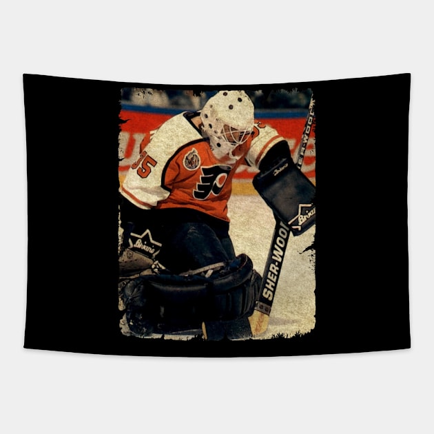 Stephane Beauregard - Philadelphia Flyers, 1992 (4.41 GAA) Tapestry by Momogi Project