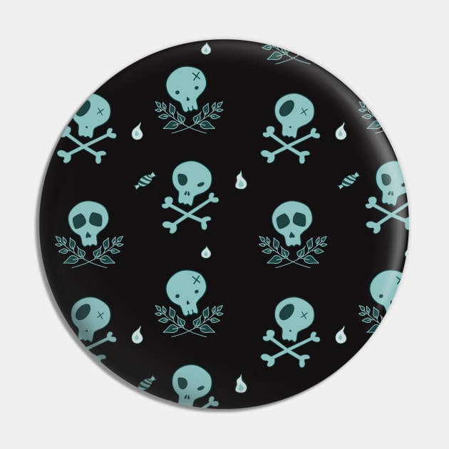 Halloween cute skulls Pin by Rodhia