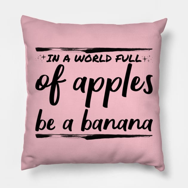 Banana lover Pillow by NomiCrafts