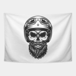 Helmet Skull Tapestry