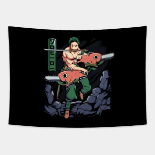 Chainsaw Samurai Tapestry