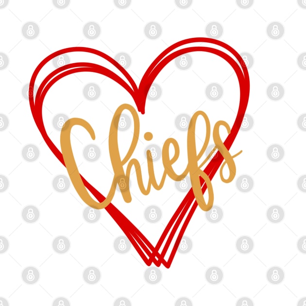 Chiefs Love by Pink Anchor Digital