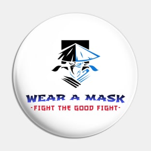 Wear a Mask Pin