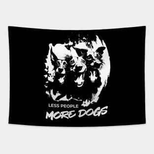 Less People More Dogs Tapestry