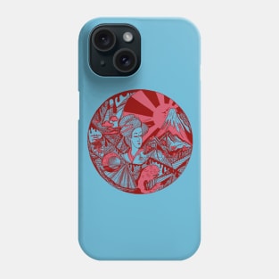 Pastel Tones Dreaming of Japan Phone Case