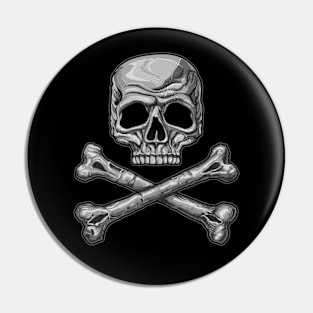 skull and crossbones Pin