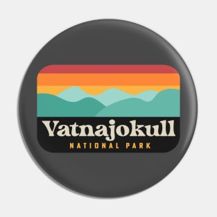 Vatnajokull National Park Iceland Camping Glacier Hike Pin