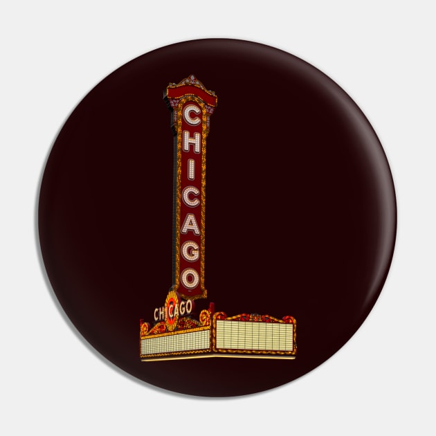 Famed Chicago Pin by Enzwell