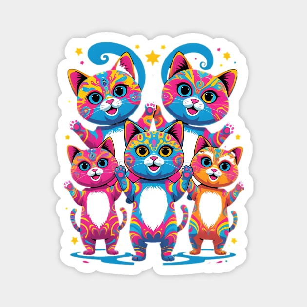 Dancing Cat Magnet by animegirlnft