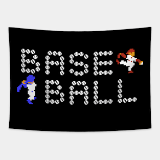 Pixel Baseball Tapestry