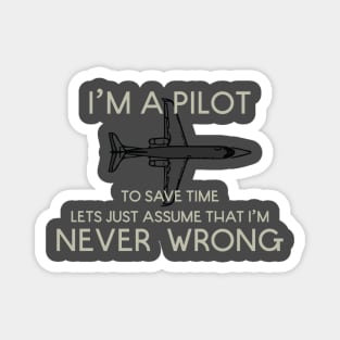 I'm a pilot Magnet