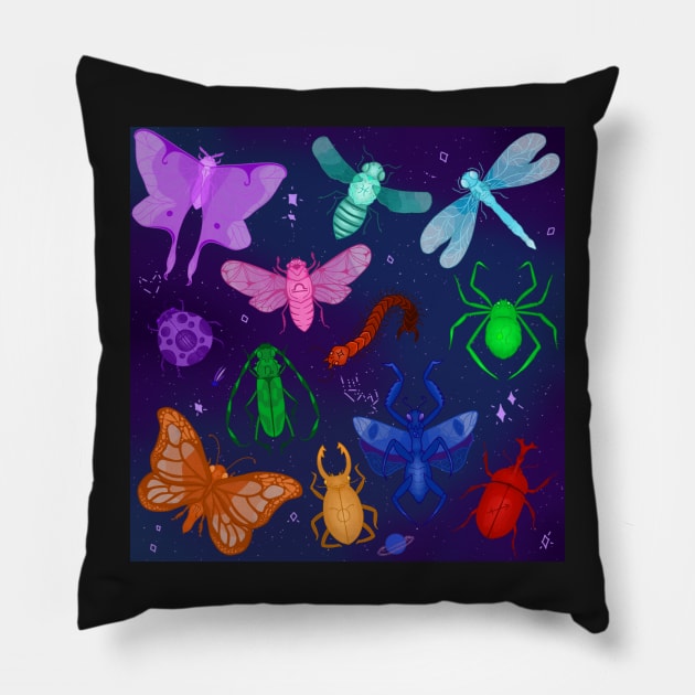 zodiac bugs Pillow by Punk-Creations