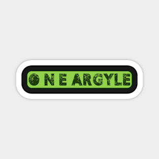 One Argyle Magnet