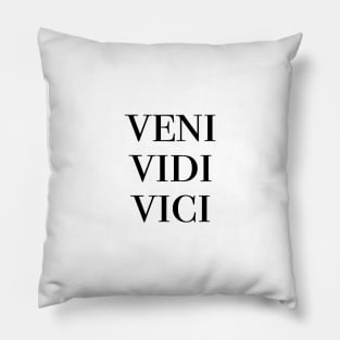 Veni, Vidi, Vici Pillow