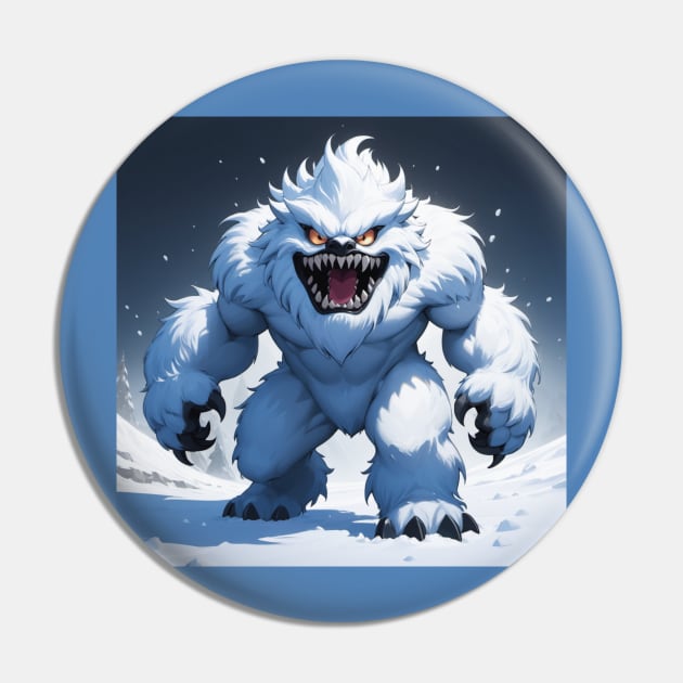 Cool yeti Pin by Spaceboyishere