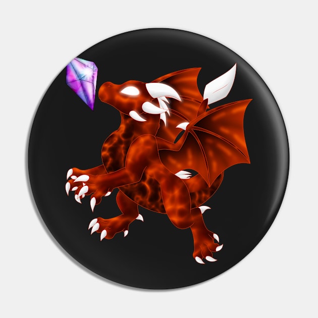 GemBabs: Elemental Dragon (Fear) Pin by spyroid101