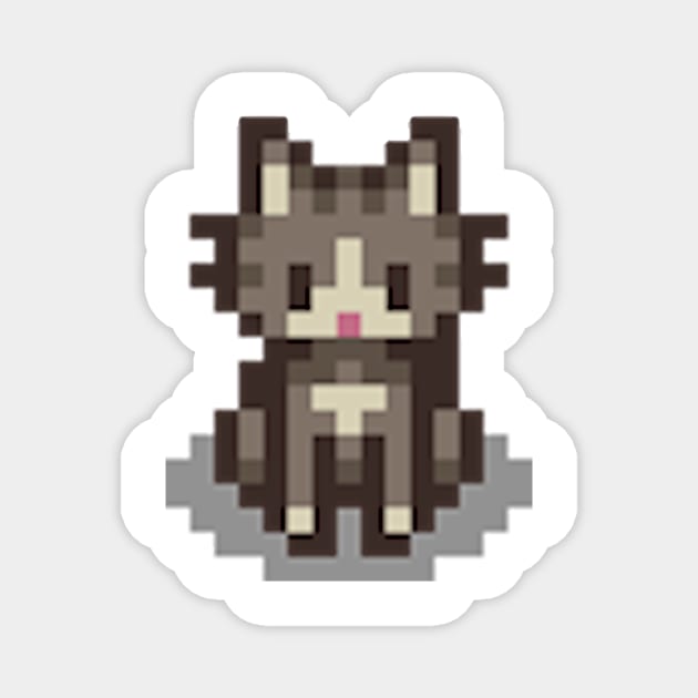 Stardew Valley Pet Cat Magnet by r9440