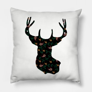 Christmas Deer | Holly Paisley | Cherie's Art (c)2020 Pillow