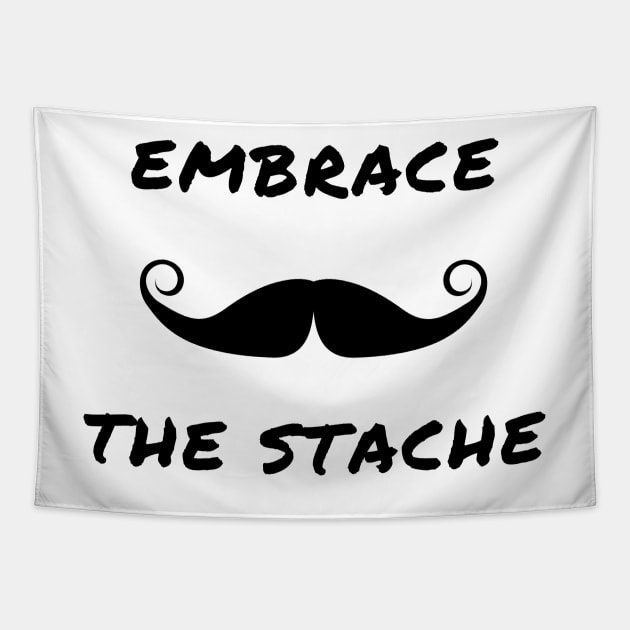 Embrace the stache Tapestry by IOANNISSKEVAS