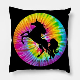 Unicorn Tie Dye Life Pillow