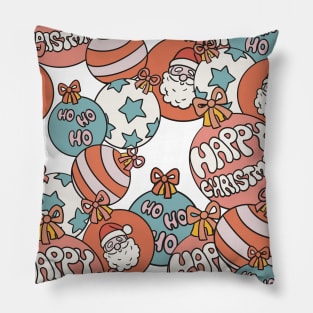 Retro Christmas Pillow