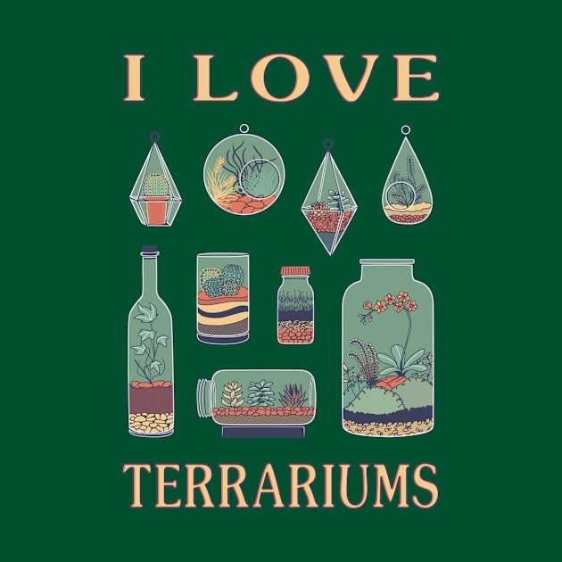 I Love Terrariums by MonoFishTank