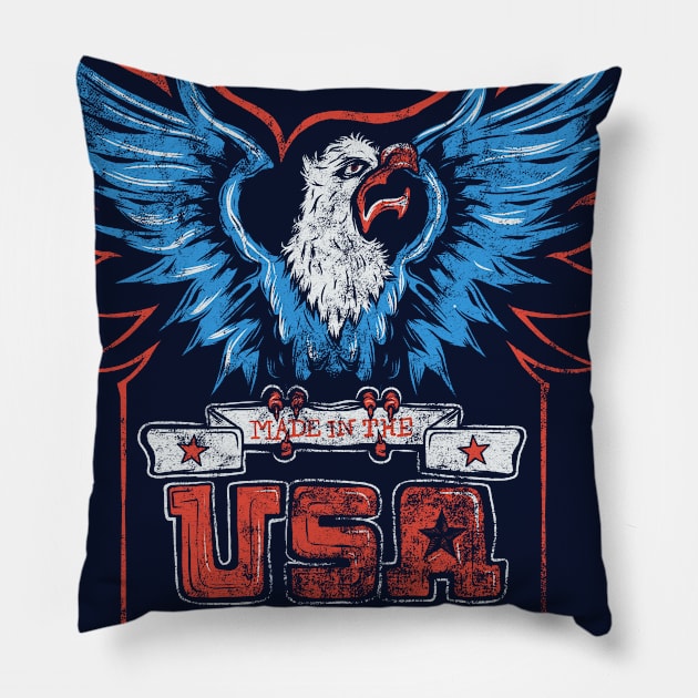 USA Eagle Pillow by PaybackPenguin