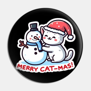 Merry Cat-Mas Pin