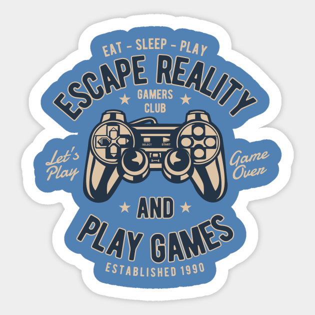 Play Games - Games - Sticker