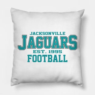 Vintage JSV Jaguars Football Pillow