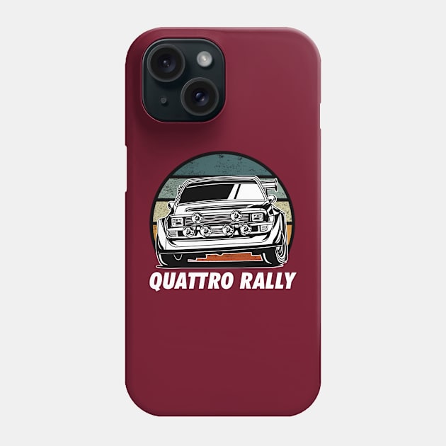 Quattro Rally Car Phone Case by mirailecs